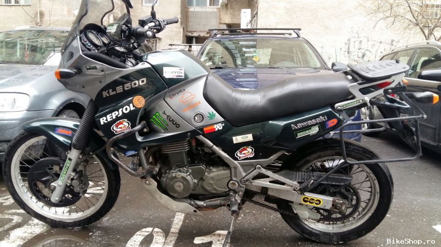 Kawasaki kle 500  2002 enduro  touring